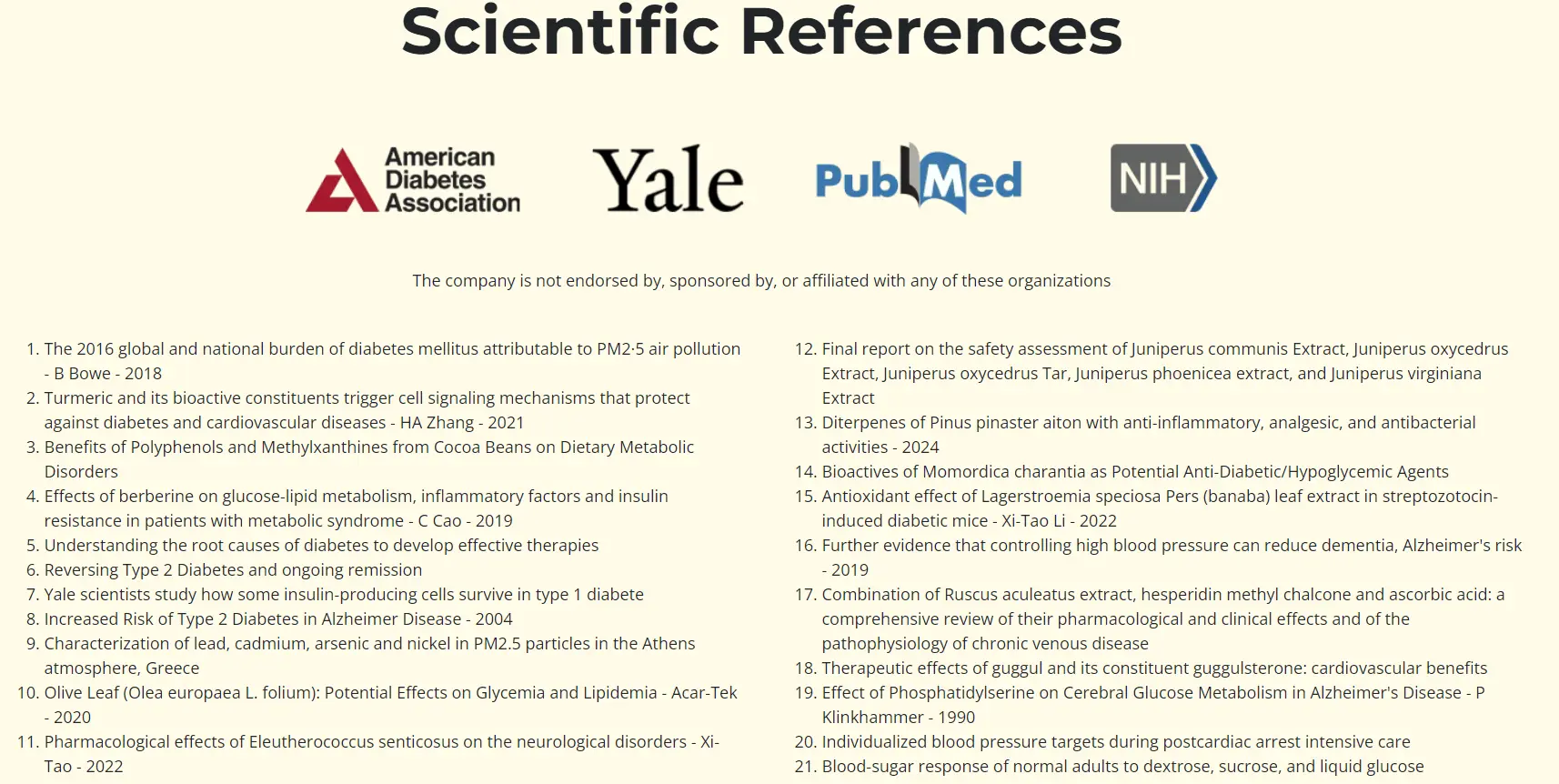 CelluCare Scientific references